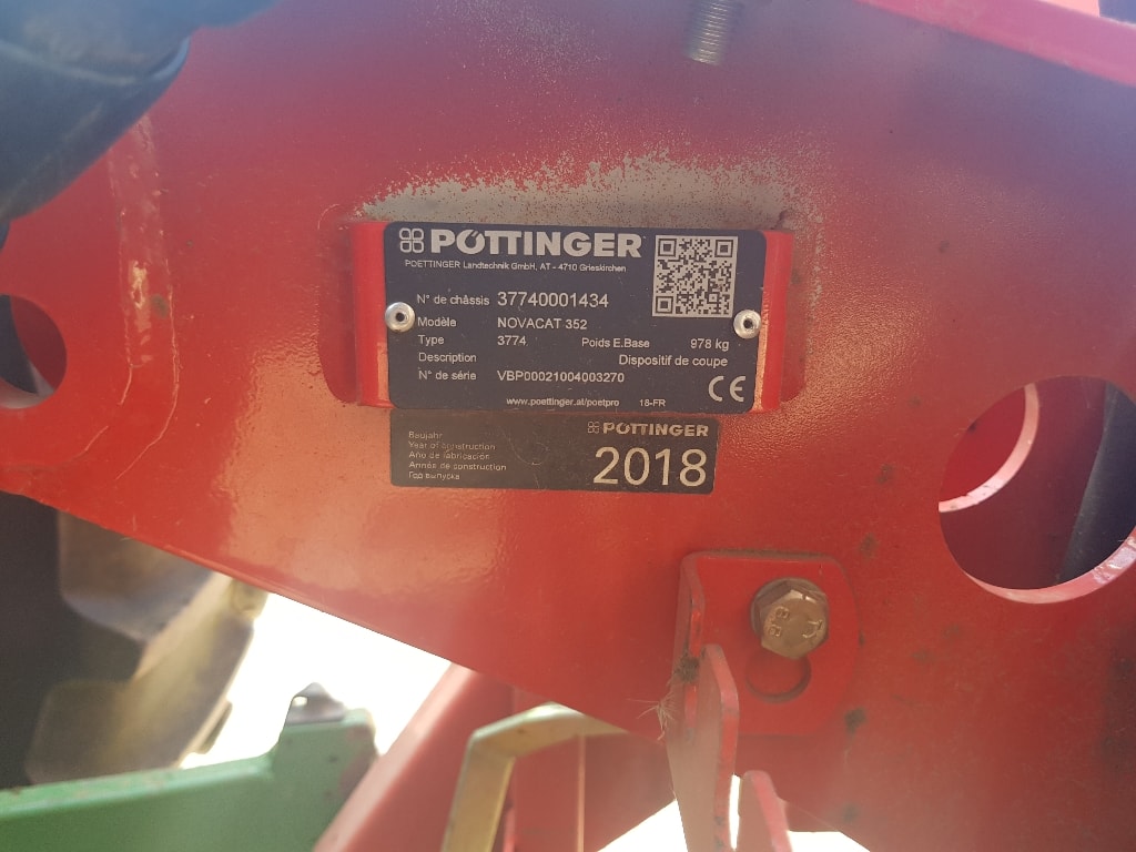 Faucheuse POTTINGER NOVACAT 352 - photo slide 6