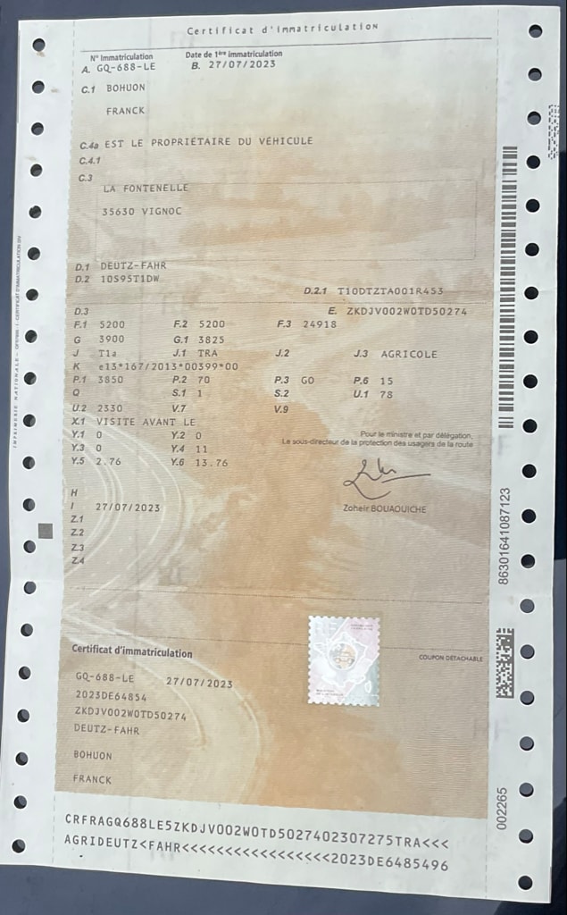Tracteur DEUTZ FAHR 5095 D - photo slide 7