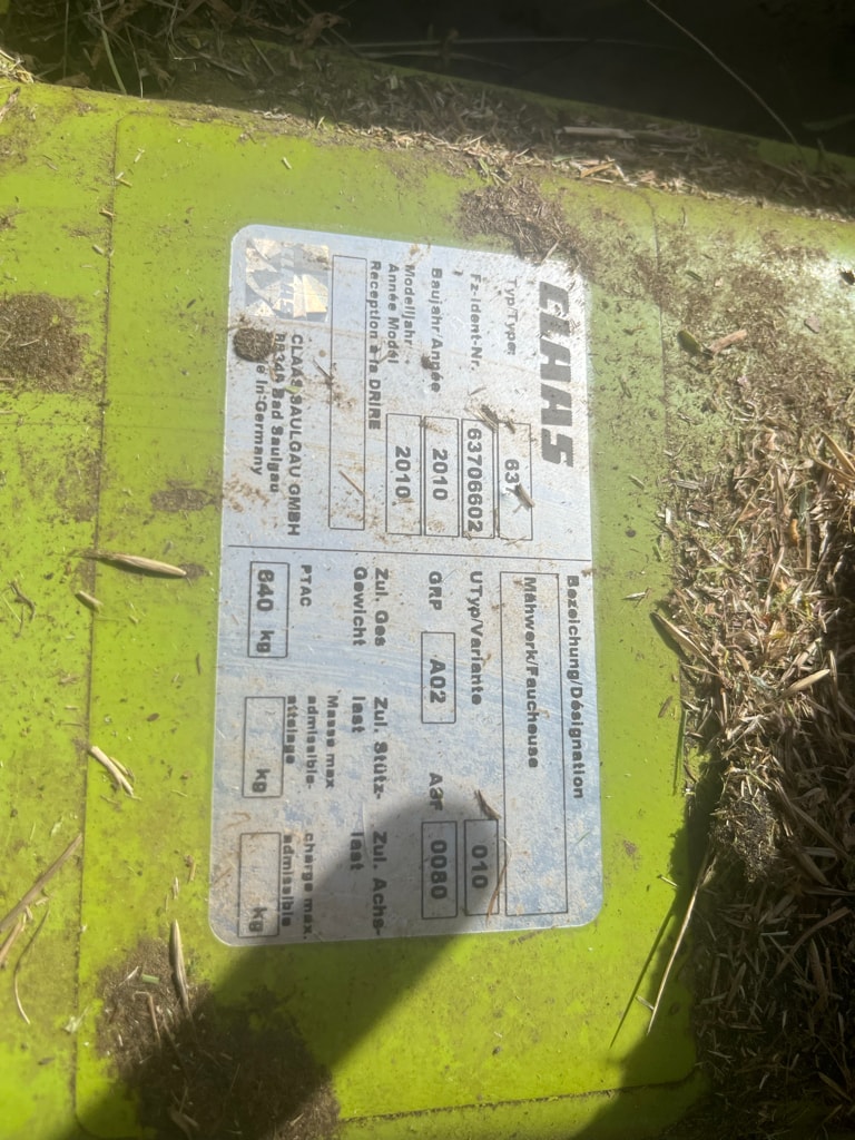 Faucheuse CLAAS Disco 2650 - photo slide 5