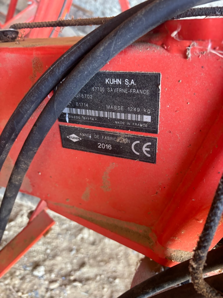 Faneuse KUHN Gf 8702 - photo slide 6