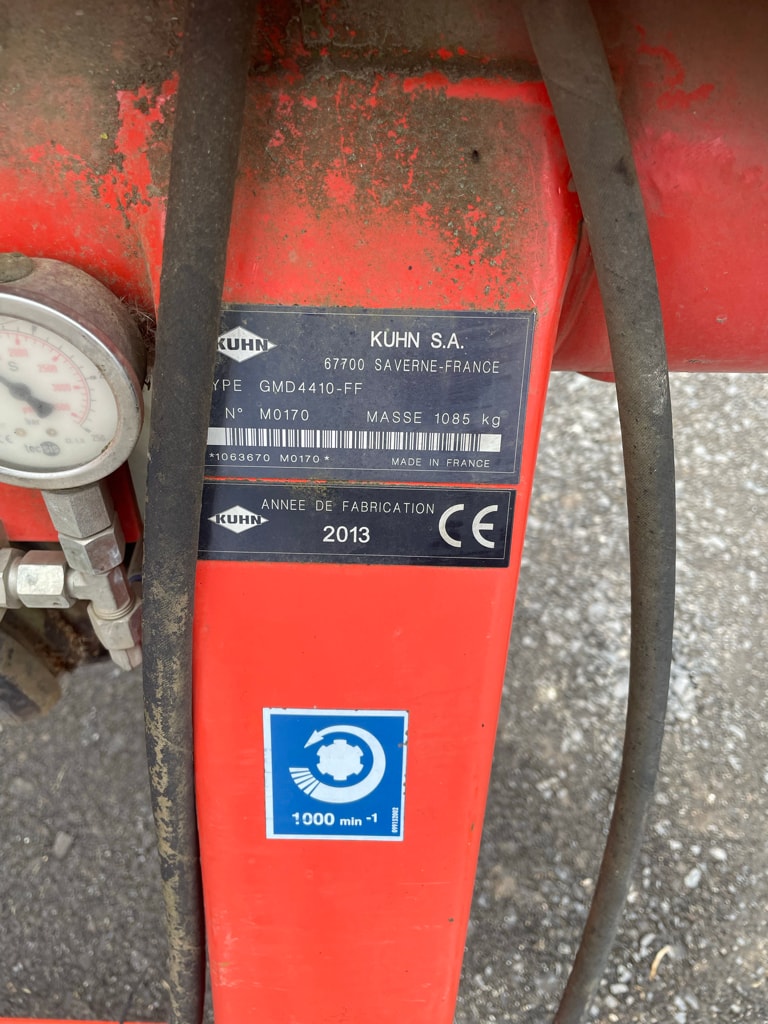 Faucheuse KUHN GMD 4410 - photo slide 6