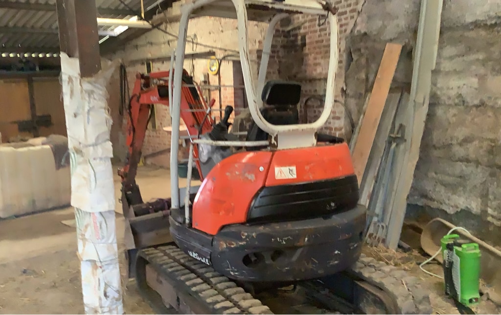 Mini pelle (0-6T) KUBOTA U25-3a - photo slide 4