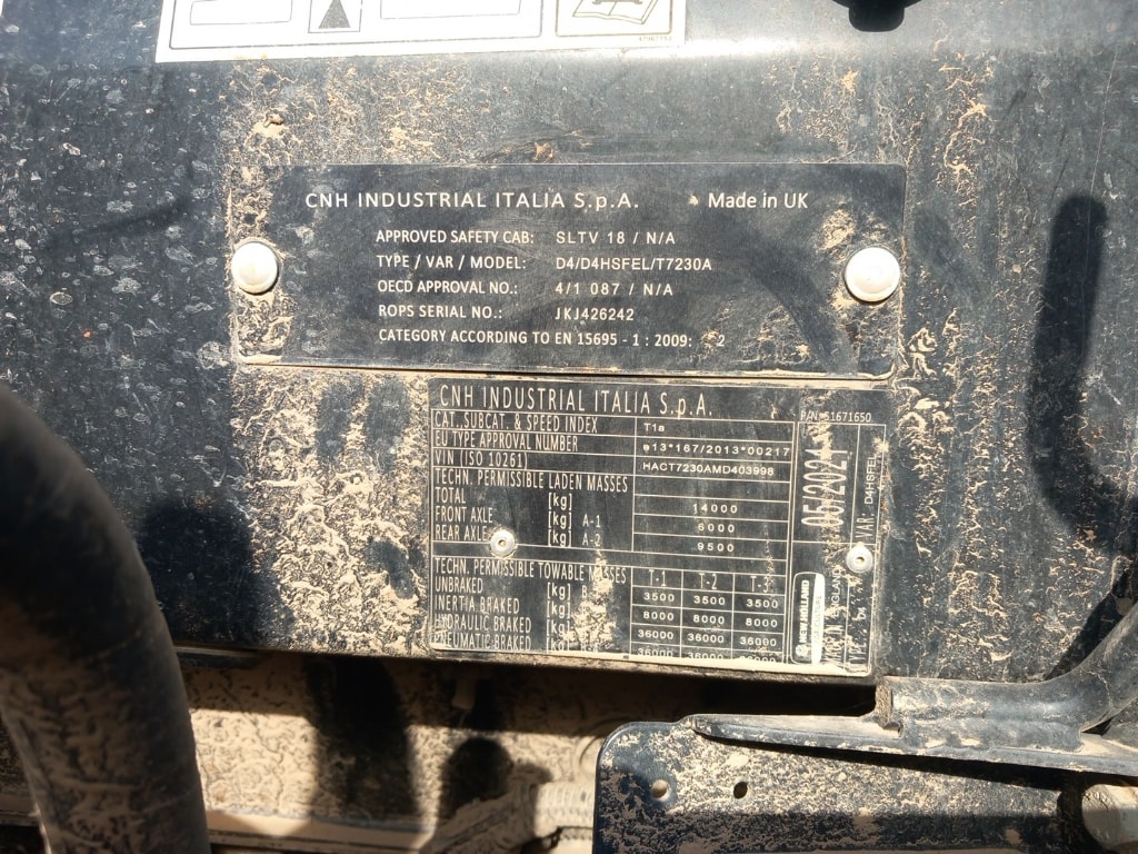 Tracteur NEW HOLLAND T7230 Autocommand - photo slide 11