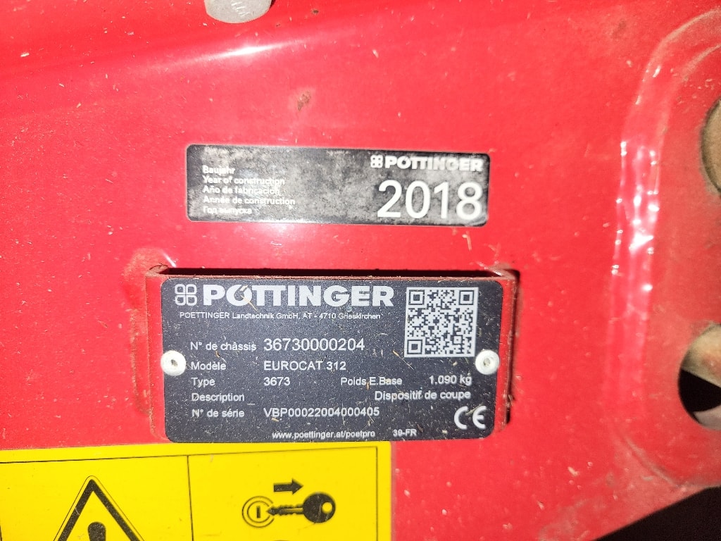 Faucheuse POTTINGER EUROCAT 312 - photo slide 5