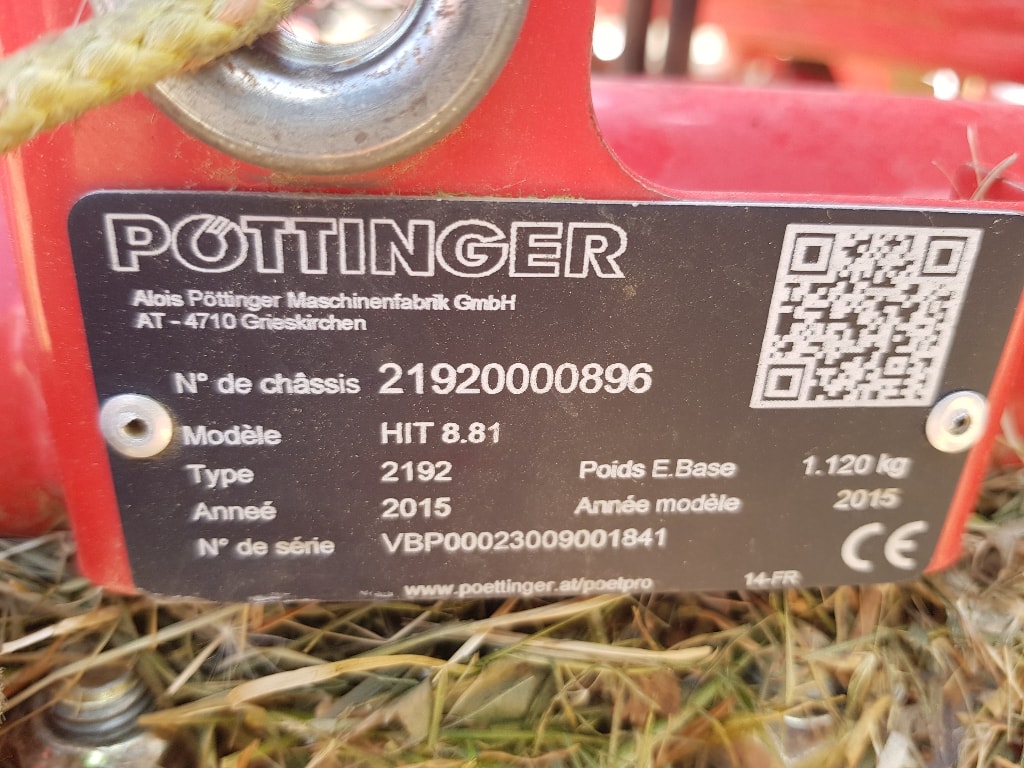 Faneuse POTTINGER HIT 8.81 - photo slide 7