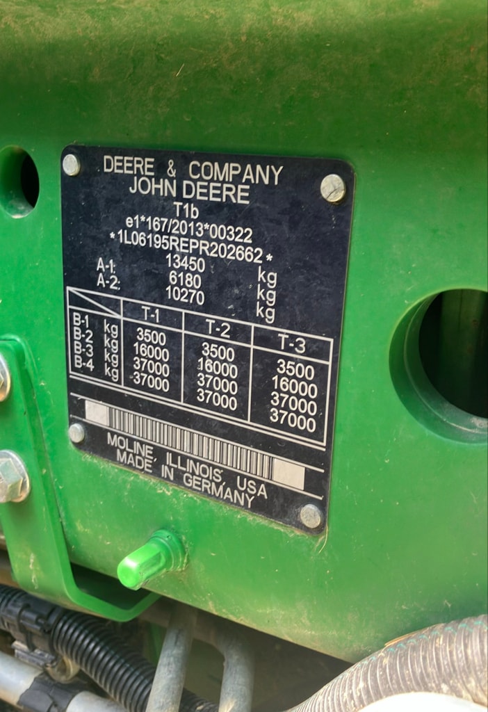 Tracteur JOHN DEERE 6R 195 - photo slide 2