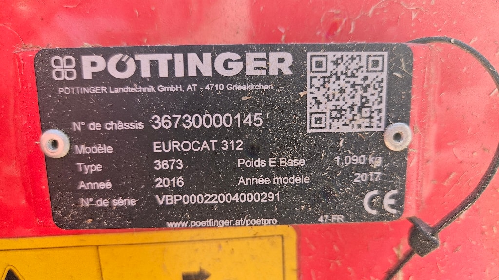 Faucheuse POTTINGER EUROCAT 312 - photo slide 7