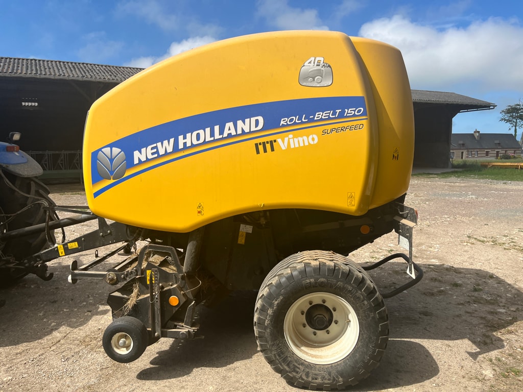 Presse balles rondes NEW HOLLAND Roll-belt 150 superfeed - photo slide 3