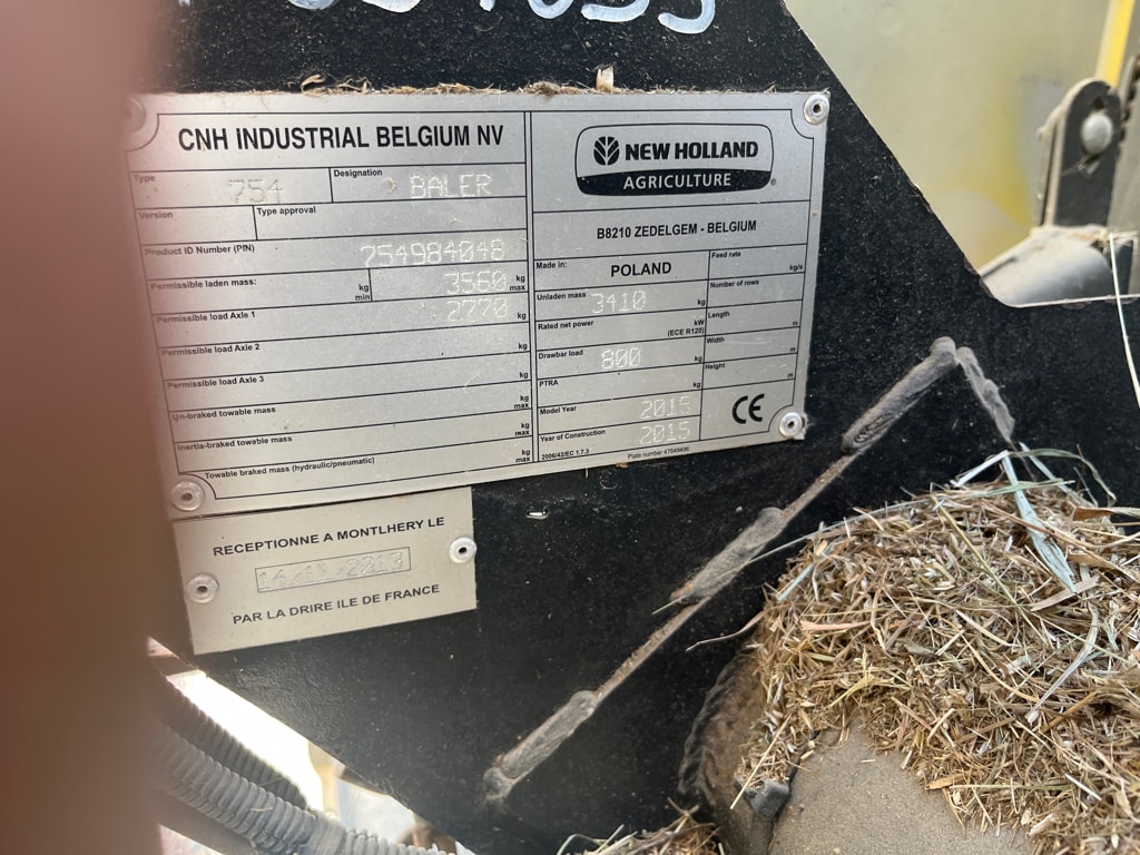 Presse balles rondes NEW HOLLAND Roll-belt 150 superfeed - photo slide 5