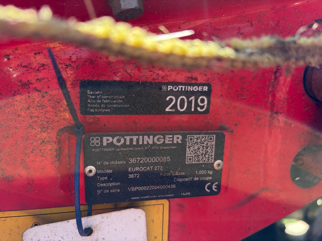 Faucheuse POTTINGER EUROCAT 272 - photo slide 7