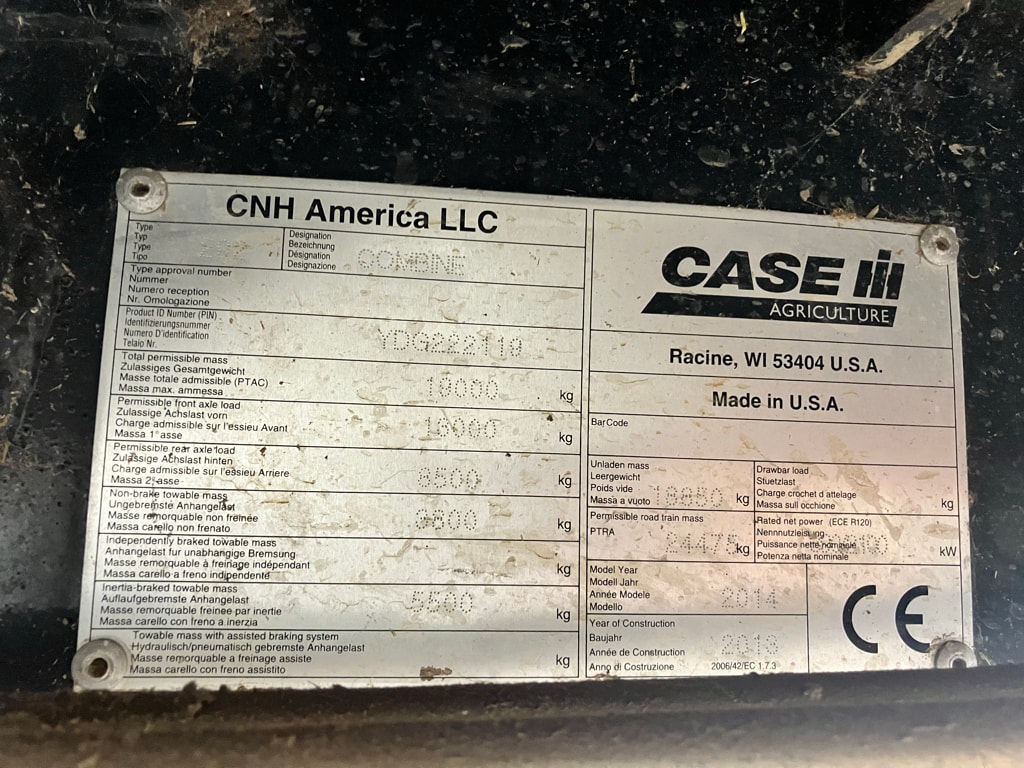 Moissonneuse CASE IH AXIAL-FLOW 9230 - photo slide 3