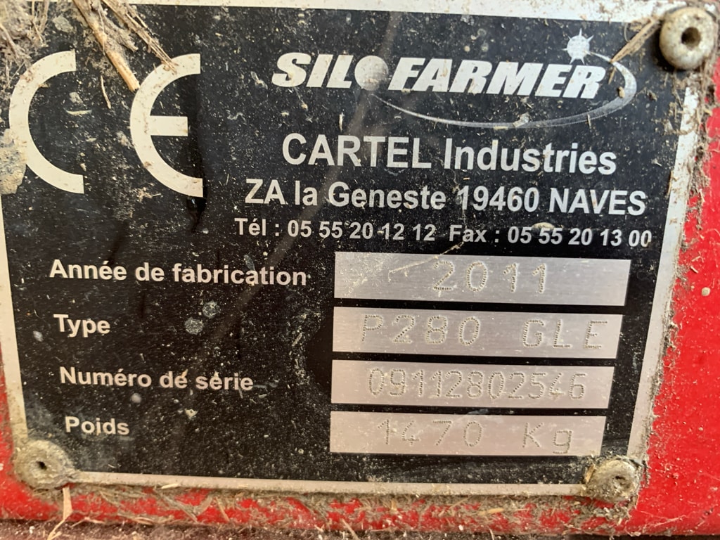 Pailleuse SILOFARMER P 280 GLE - photo slide 10