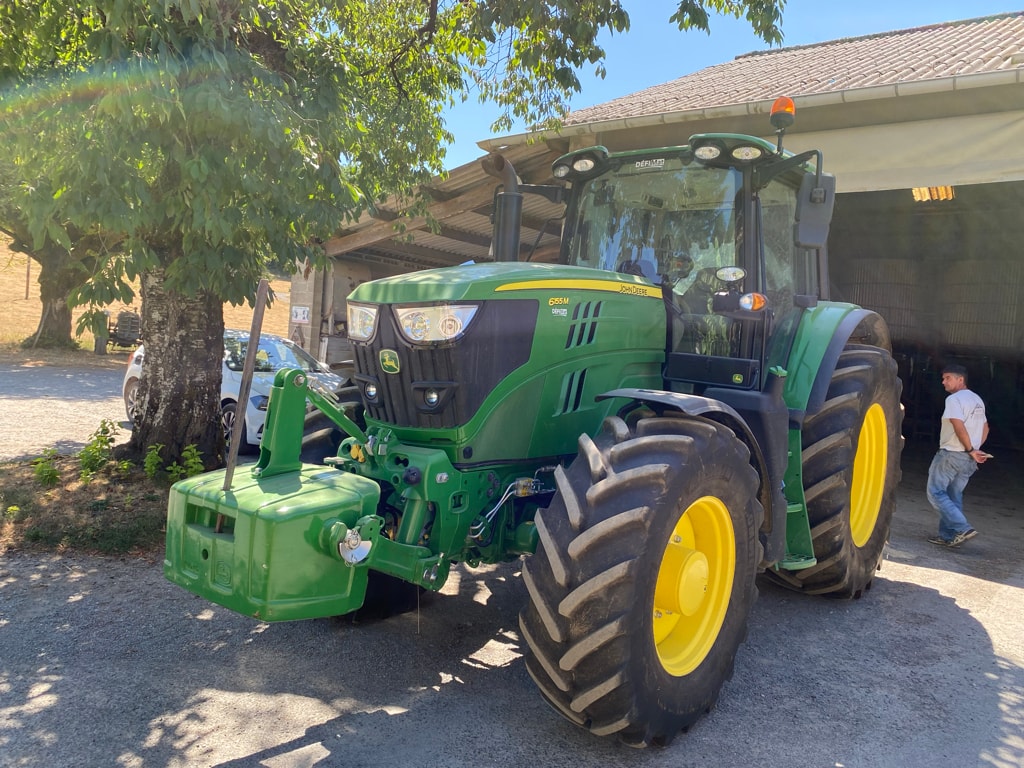 Tracteur JOHN DEERE 6155M - photo slide 1