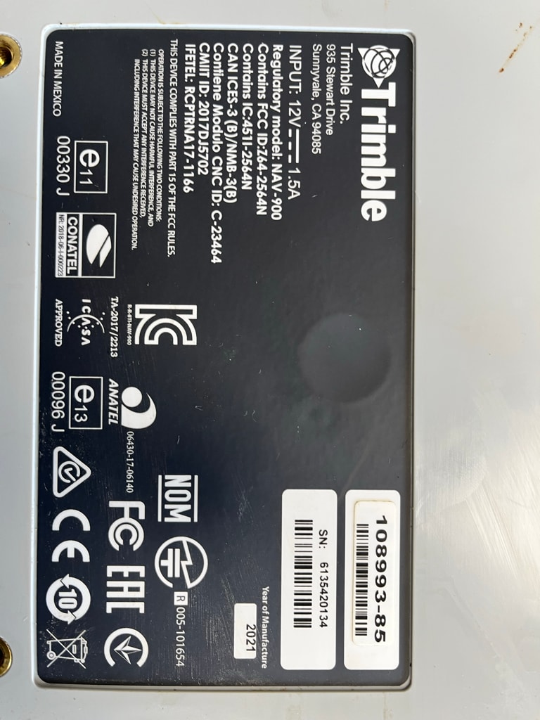Guidage TRIMBLE NAV 900 - photo slide 3