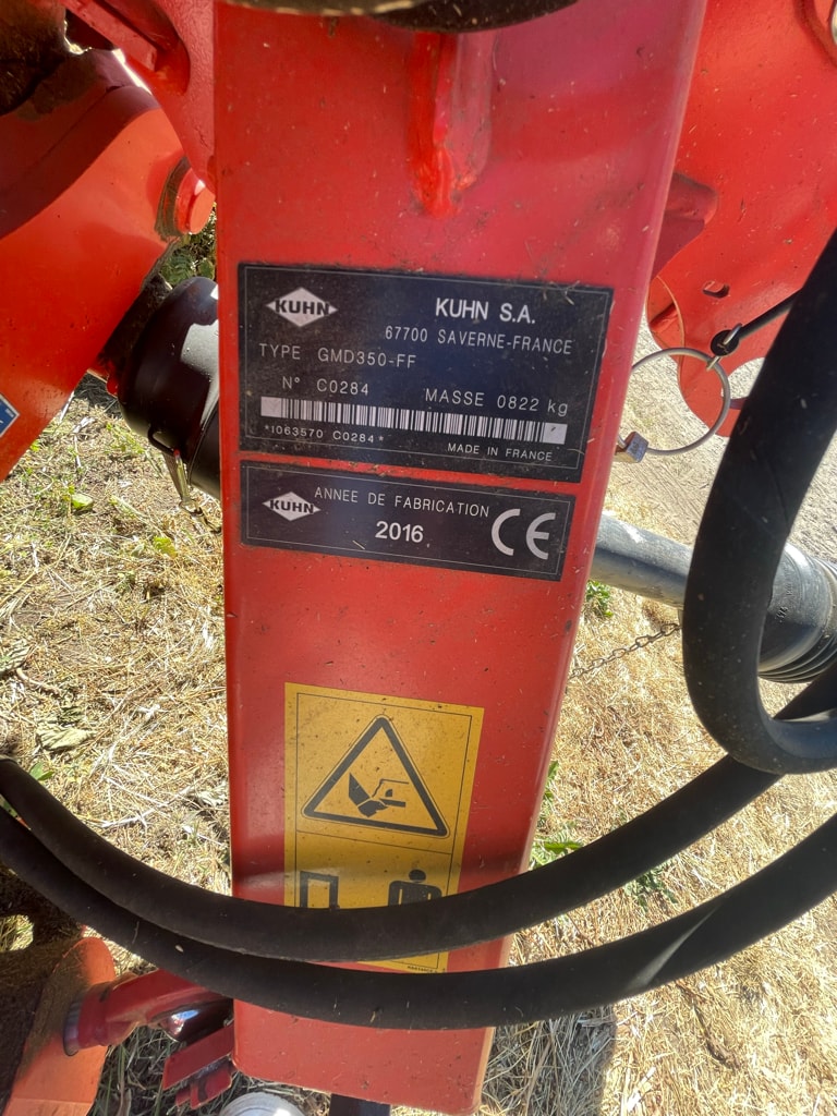 Faucheuse KUHN GMD 350FF - photo slide 5