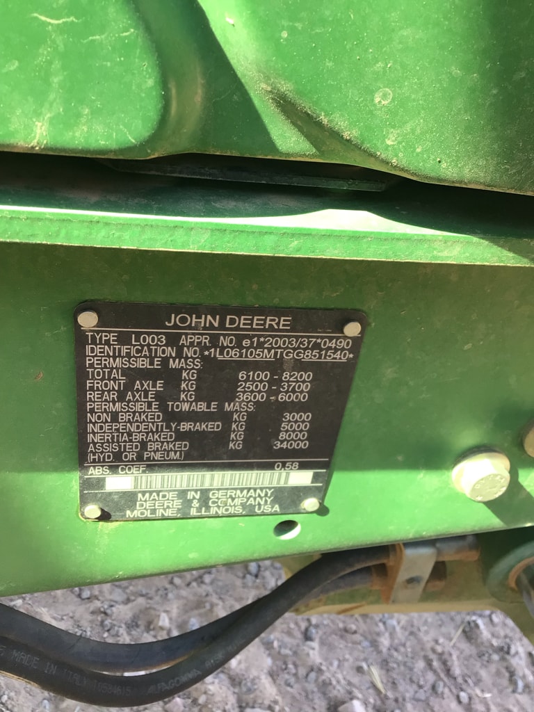 Tracteur JOHN DEERE 6105 M - photo slide 5
