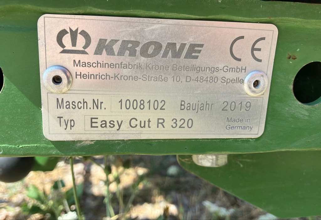 Faucheuse KRONE Easy cut R 320 - photo slide 5