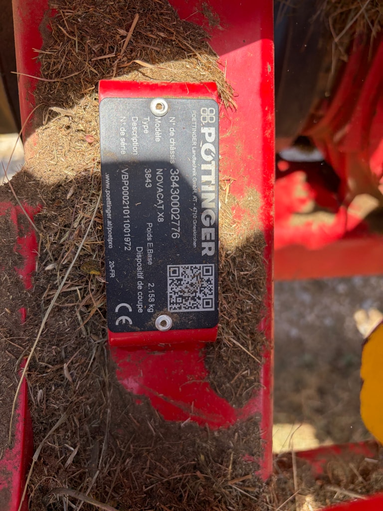 Faucheuse POTTINGER Novacat x8 - photo slide 17