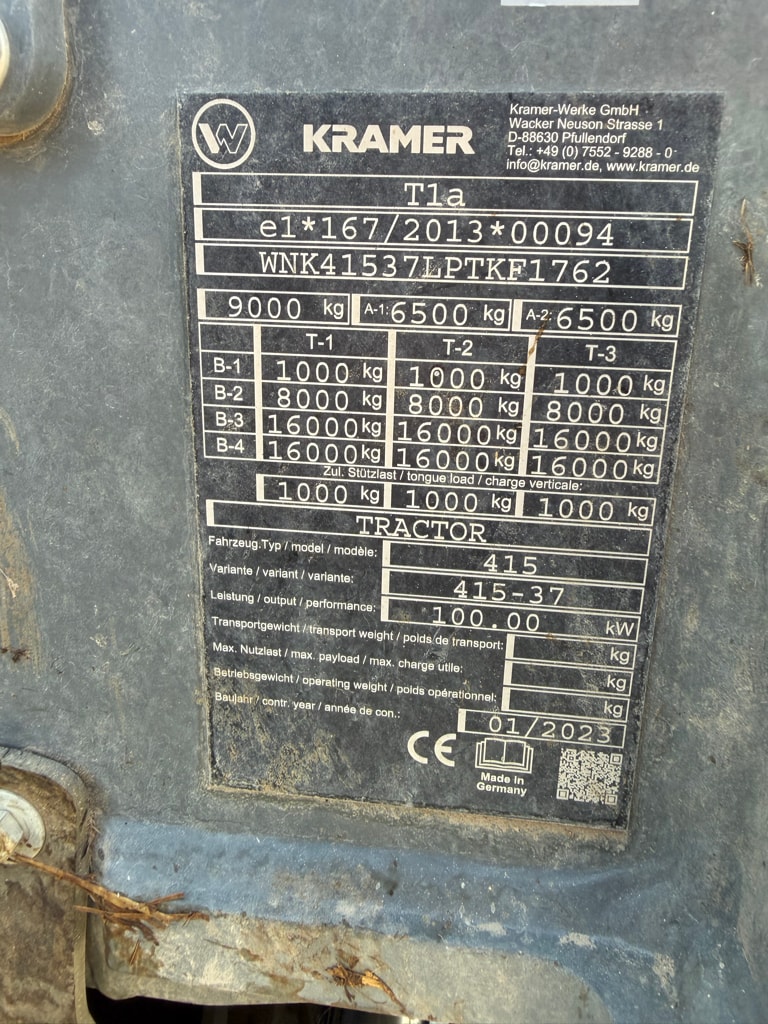 Telescopique KRAMER KT 407 - photo slide 5