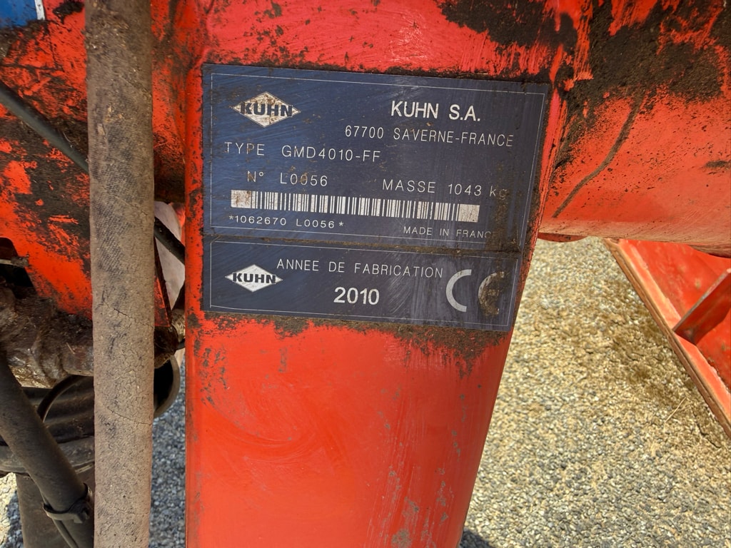 Faucheuse KUHN GMD4010FF - photo slide 7