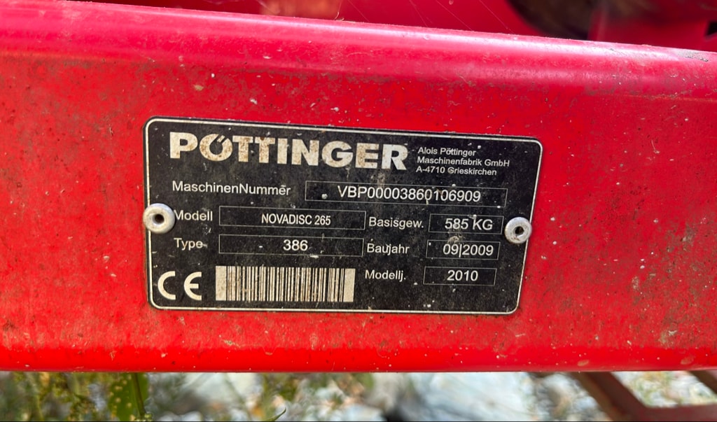 Faucheuse POTTINGER Novadisc265 - photo slide 6