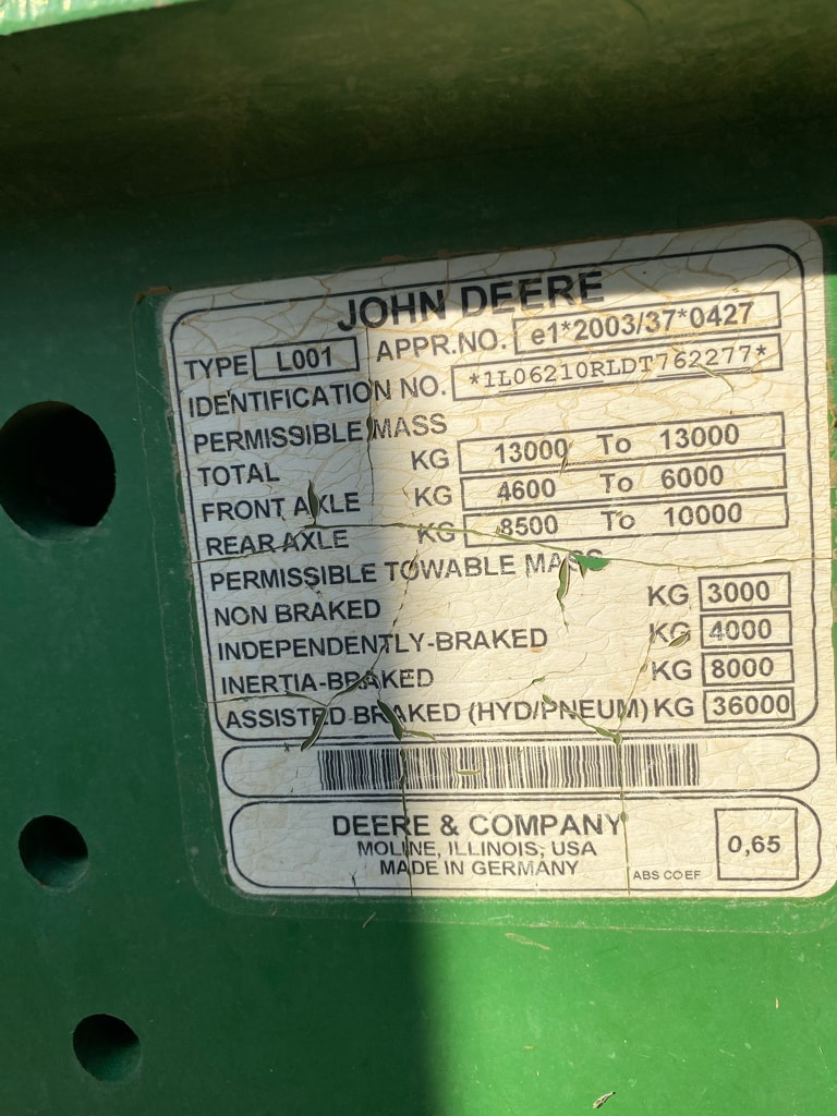 Tracteur JOHN DEERE 6210R - photo slide 4