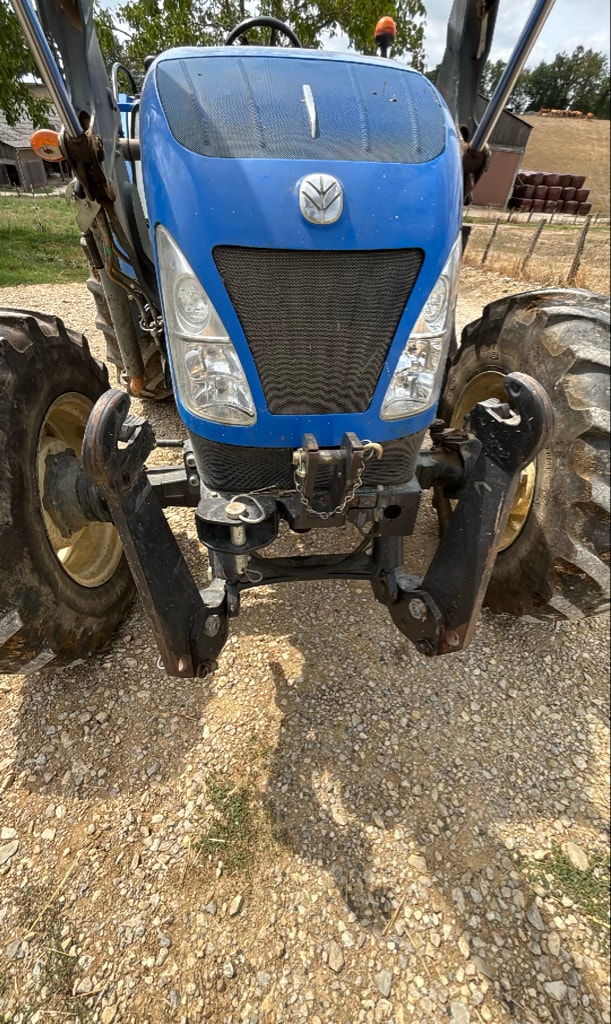 Tracteur chargeur NEW HOLLAND T5.95 dual Cmd arceau - photo slide 11