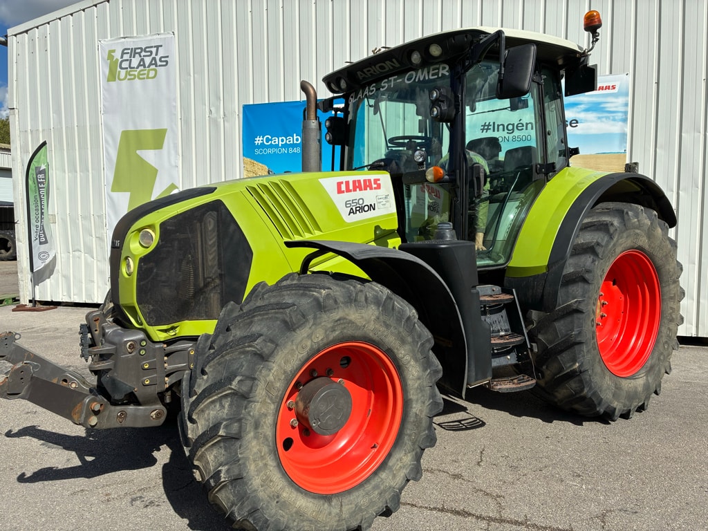 Tracteur CLAAS ARION 650 CEBIS  - photo slide 4