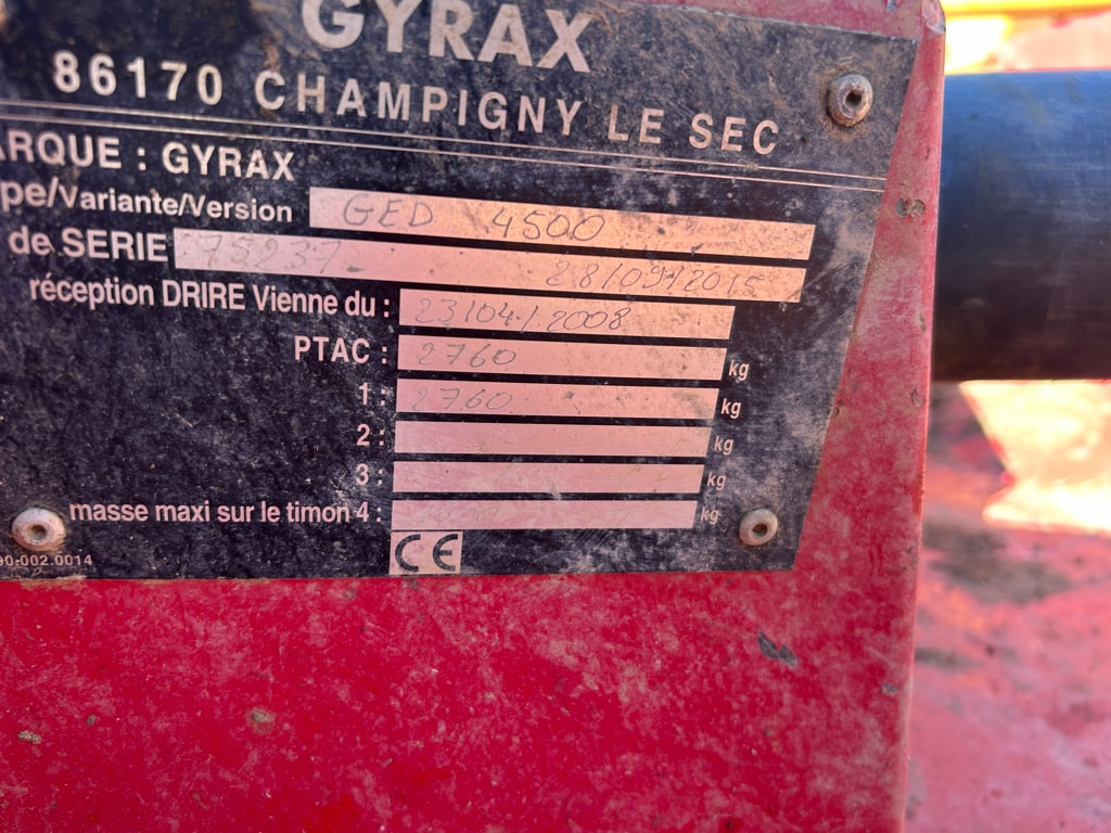 Broyeur GYRAX GA 4500 - photo slide 7