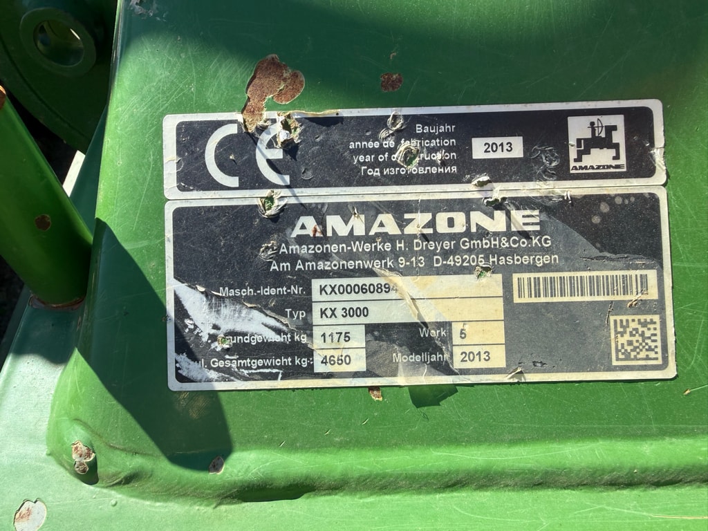 Herse rotative AMAZONE KX 3000 - photo slide 10