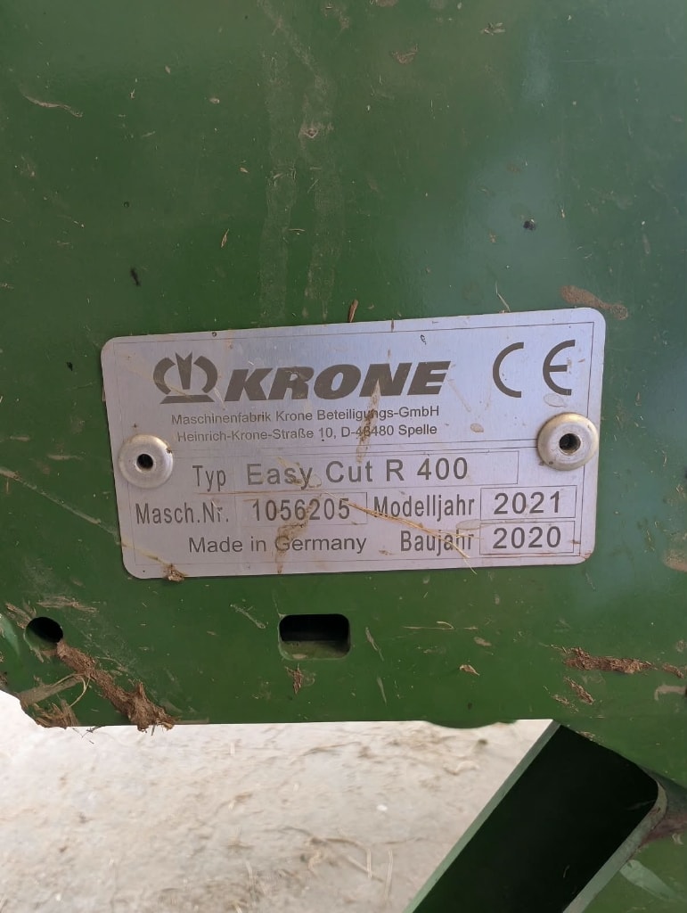 Faucheuse KRONE Easy cut R 400 - photo slide 5