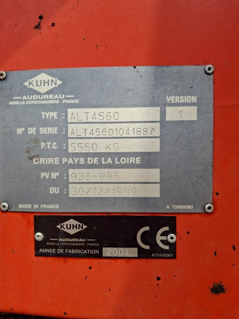 Pailleuse KUHN Altor 4560 - photo slide 6