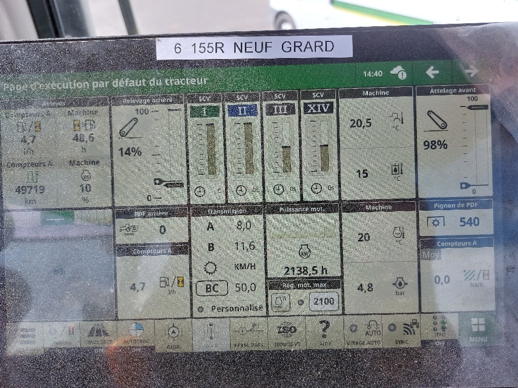 Tracteur JOHN DEERE 6R155 - photo slide 7