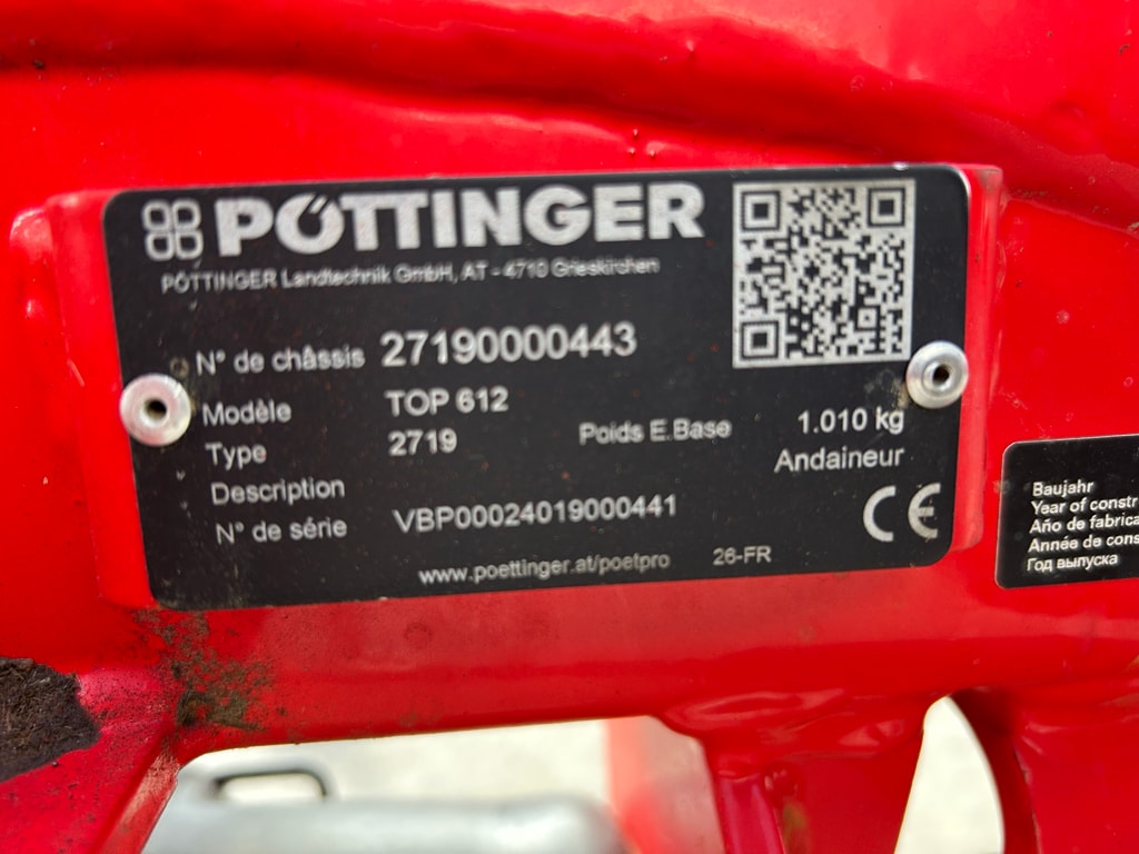 Andaineur POTTINGER TOP 612 - photo slide 11