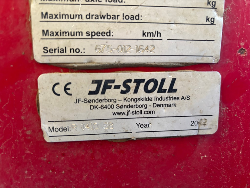 Andaineur JF STOLL R1410 SB - photo slide 6