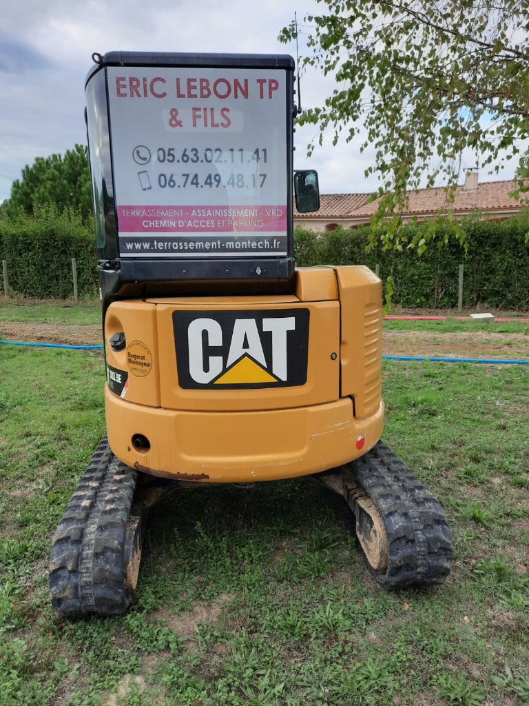 Mini pelle (0-6T) CATERPILLAR 303 5 CR - photo slide 6