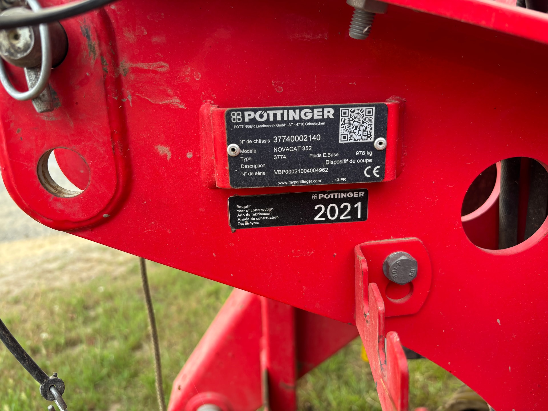 Faucheuse POTTINGER NOVACAT 352 - photo slide 6