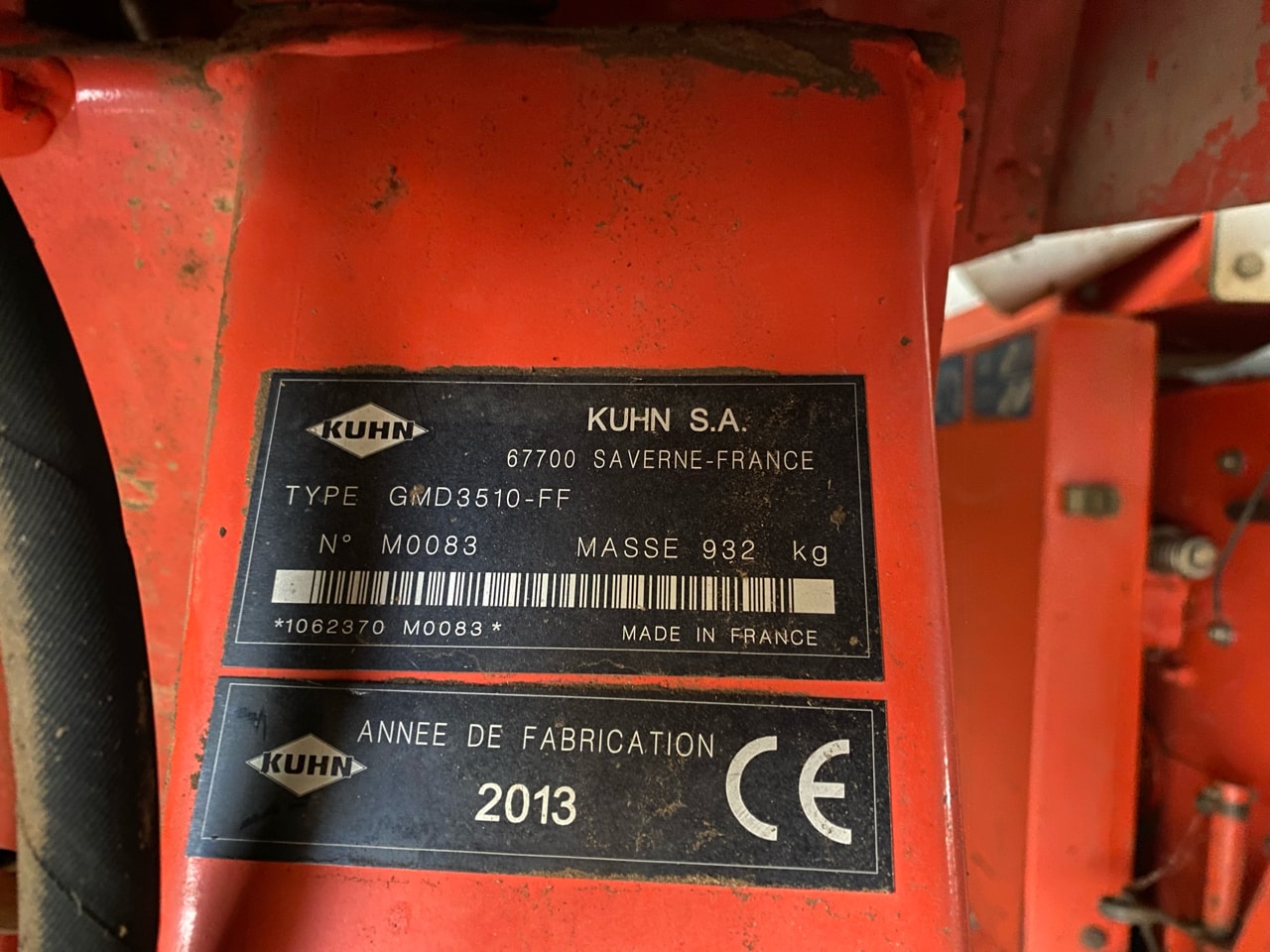 Faucheuse KUHN GMD 3510 FF  - photo slide 5