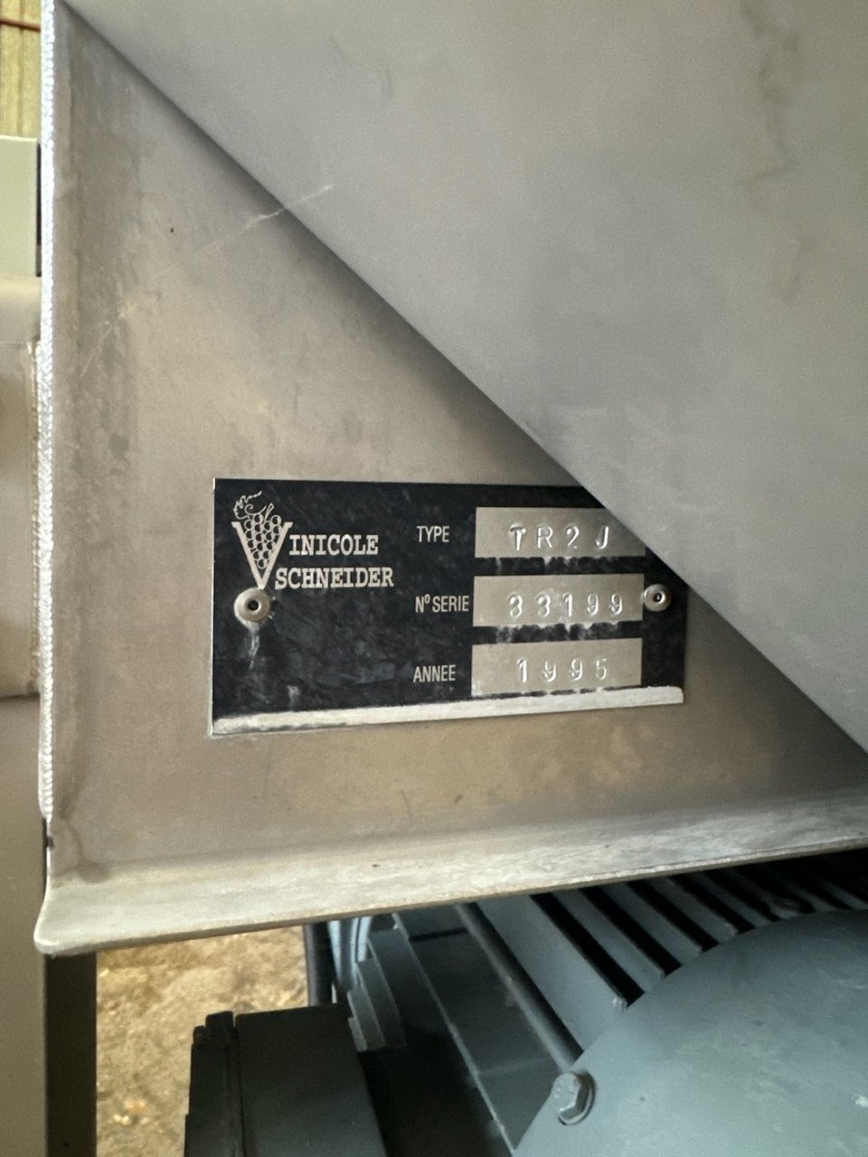 Egrappoir VINICOLE SCHNEIDER TR2J - photo slide 3