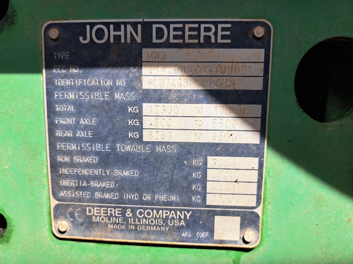 Tracteur JOHN DEERE 7430 PREMIUM - photo slide 5