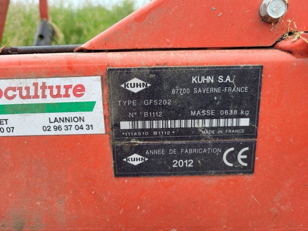 Faneuse KUHN GF 5202 - photo slide 7