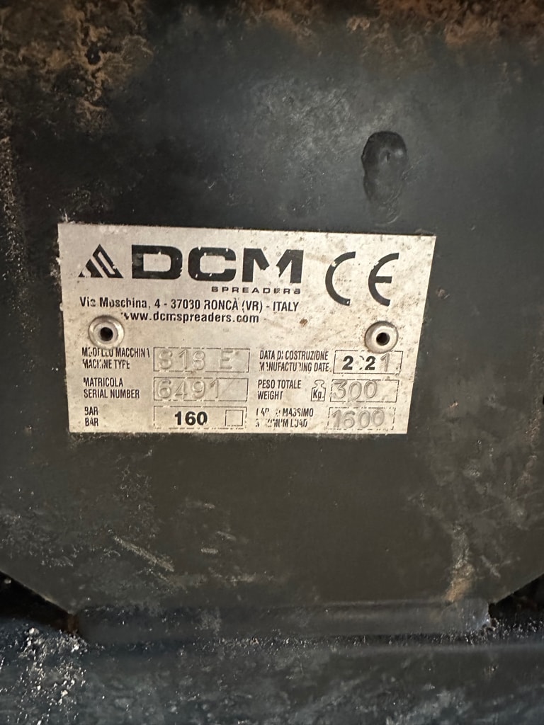 Epandeur engrais DCM SPREADERS S18E - photo slide 6