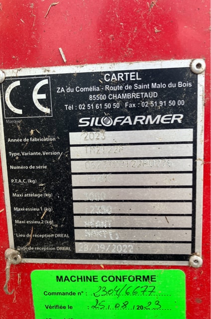 Melangeuse SILOFARMER TM2122P - photo slide 16