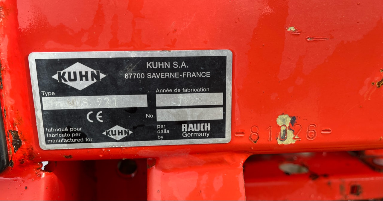 Epandeur engrais KUHN MDS 921 - photo slide 2