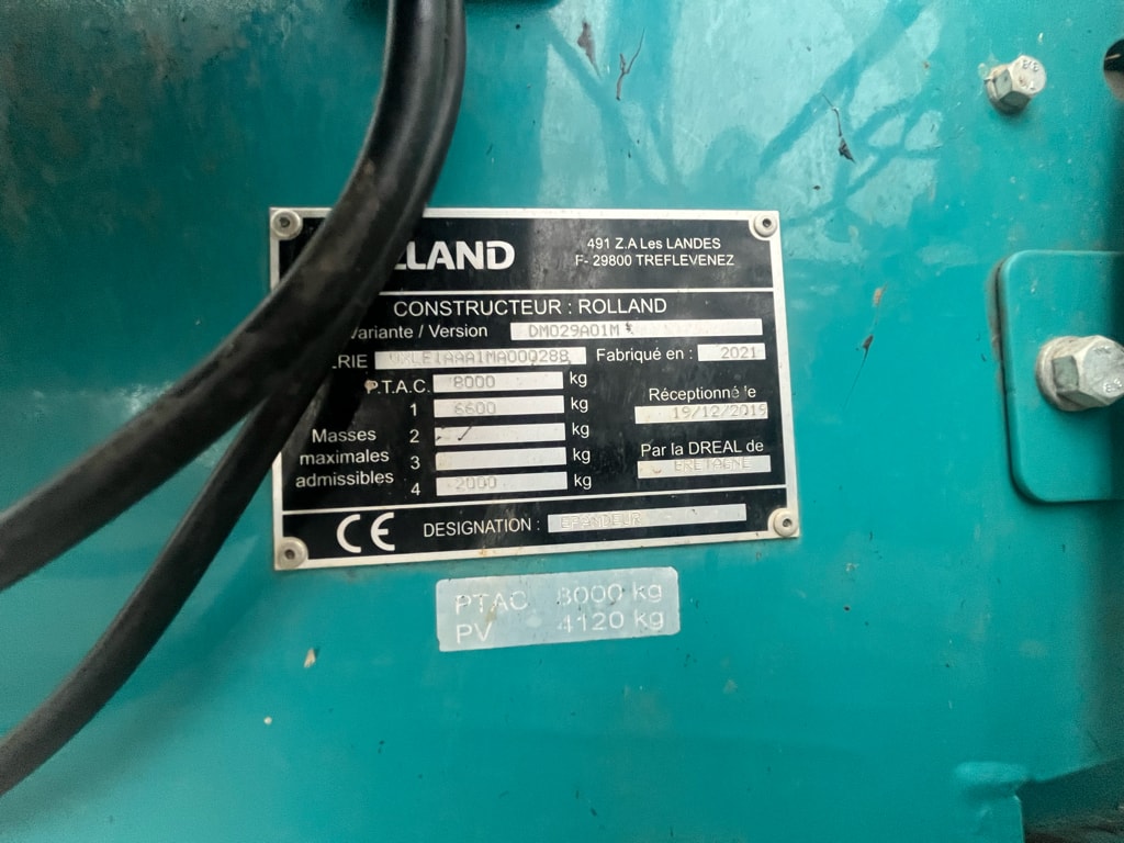 Epandeur fumier ROLLAND C 4510 - photo slide 2