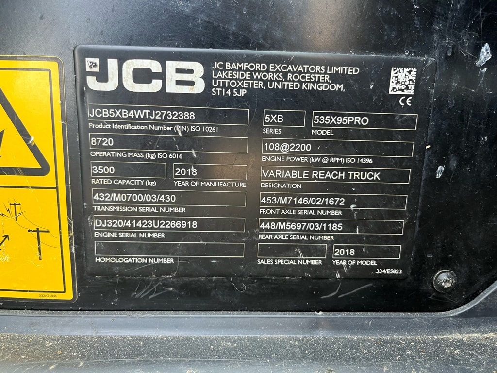 Telescopique JCB 535-95 AGRI PRO  - photo slide 2