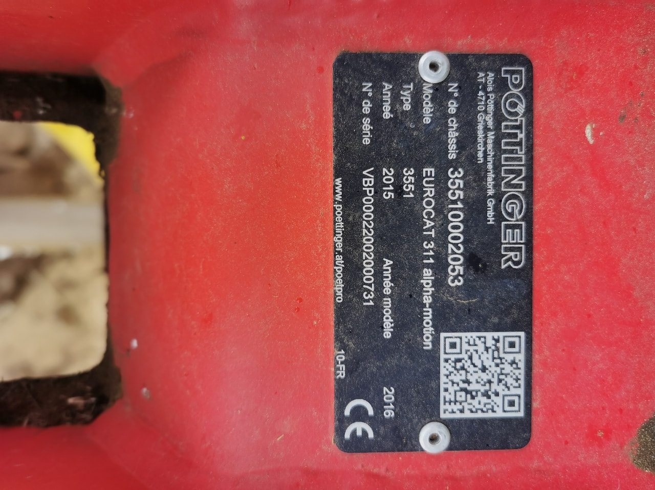 Faucheuse POTTINGER EUROCAT 311 ALPHA MOTION - photo slide 5