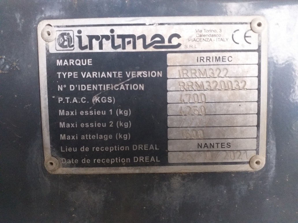Enrouleur IRRIMEC Irrm322 - photo slide 6